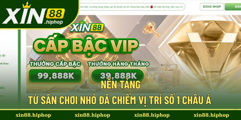 Nền tảng từ sân chơi nhỏ đã chiếm vị trí số 1 Châu Á 