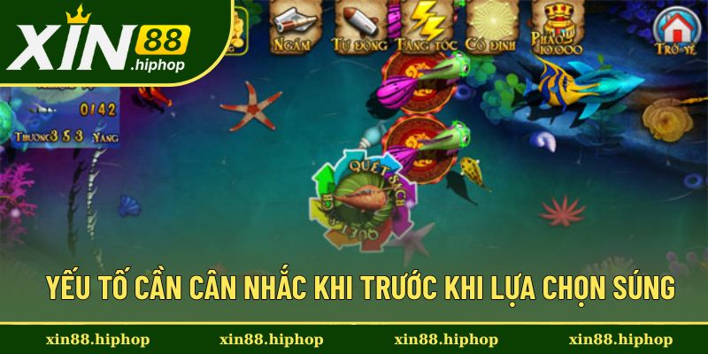 Lưu ý khi dùng súng để bắn cá online